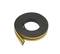 sourcing map Espuma Cinta Adhesiva Burletes 9mm Ancho, 2mm Grosor, de 2,5 Metros Largo Negro, 2pcs