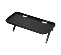 sourcing map Estante superior de TV, estante para monitor de TV, estantes de plástico ajustables de 11.8 x 4.9 pulgadas, soportes superiores para monitor, estantes de ajuste universal, almacenamiento