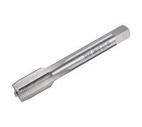 sourcing map Fresado Roscar Macho 1/2"-28 UNEF, M42 HSS (Alta Velocidad Acero) Sin Recubrimiento 4 Rectos Flautas Máquina Tornillo Roscado Macho 2B Tolerancia Grado