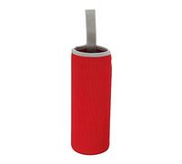 sourcing map Funda para Botella de Agua 500ml, Portador de Neopreno, Funda Protectora Antideslizante Aislada para Botellas de Vidrio con Correa para Bebida Fría o Caliente, 2uds Rojo