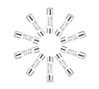sourcing map Fusibles de Cerámico Cartucho 0.5A 250V 6x25mm Fusibles Cerámicos de Acción Rápida Reemplazo para Amplificador Energía Ahorro Lámpara Balastro 10uds