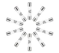 sourcing map Fusibles de Cerámico Cartucho 30A 500V 6x30mm Fusibles Cerámicos de Acción Rápida Reemplazo para Amplificador Energía Ahorro Lámpara Balastro 10uds