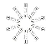 sourcing map Fusibles de Cerámico Cartucho 8A 250V 6x25mm Fusibles Cerámicos de Acción Rápida Reemplazo para Amplificador Energía Ahorro Lámpara Balastro 10uds