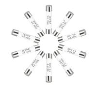 sourcing map Fusibles de Cerámico Cartucho 8A 500V 6x30mm Fusibles Cerámicos de Acción Rápida Reemplazo para Amplificador Energía Ahorro Lámpara Balastro 10uds