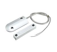 sourcing map Giratoria Puerta Contacto Magnético Lengüeta Interruptor Alarma con 2 Cables para NC Aplicaciones OC-60B
