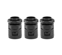 sourcing map Glándula de cable de Conector de tubo corrugado AD18.5 Abrazaderas de unión de tubería de tornillo M20 3Pcs