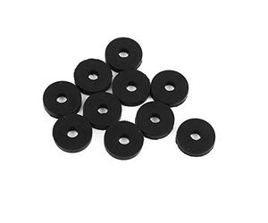 sourcing map Goma Plana Arandelas 13mm OD 4mm ID 3mm Grosor para Grifo Tubería Agua Manguera, Paquete de 10