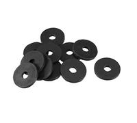 sourcing map Goma Plana Arandelas 18mm OD 5mm ID 2mm Grosor para Grifo Tubería Agua Manguera, Paquete de 10