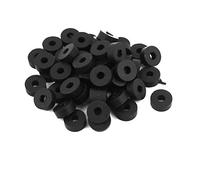 sourcing map Goma Planas Arandelas 11mm OD 4mm ID 4mm Grosor para Grifo Tubería Agua Manguera, Paquete de 50