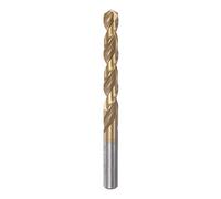 sourcing map Helicoidal Barrena 11,2mm Titanio Revestido (HSS-E) M42 Alta Velocidad Acero 8% Cobalto Recto Vástago para Inoxidable Acero Aluminio Aleación Metal