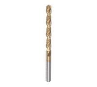 sourcing map Helicoidal Barrena 7.6mm Titanio Revestido (HSS-E) M42 Alta Velocidad Acero 8% Cobalto Recto Vástago para Inoxidable Acero Aluminio Aleación Metal