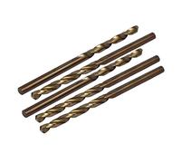 sourcing map Herramienta Rotatoria 5Pcs De La Taladro de Metal De La Torsión Del Espiral Del Cobalto Del Diámetro HSS De La Perforación 3,8M M