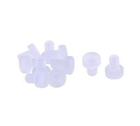 sourcing map Hogar Silicio Muebles Mesa Anticolisión Tubo Insertos Claro 9Mm Diámetro 10 Piezas