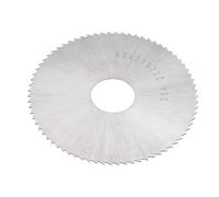 sourcing map Hoja de sierra circular, 63mm (2-1/2") de diámetro 0.5mm de espesor 72 dientes, 6542 de acero de alta velocidad (HSS) fresadora con eje de 16mm para corte de aluminio de PVC de madera