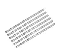 sourcing map HSS (Alta Velocidad Acero) Extra Largo Helicoidales broc*s, 6,5mm broc* Diámetro 160mm Largo 6uds