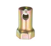 sourcing map Husillo Tuerca Zócalo 52mm 6 Puntos Rueda Rodamiento Contratuerca Zócalo