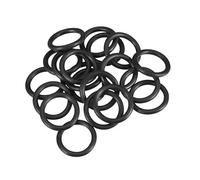sourcing map Junta Tórica, 20x Juntas Tóricas de Nitrilo, OD 14mm ID 10mm Ancho 2mm, Métrico Sellado Juntas de Goma Redondas, Arandelas de Goma Surtidas para Grifos Cocina y Fontanería