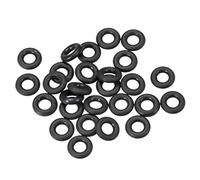 sourcing map Juntas Tóricas Caucho Flúor, Sellado Junta Negra 25uds 3.2mmx7mmx1.9mm