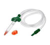 sourcing map Kit de jeringas dispensadoras de pegamento para tubos de aire de 3 cc, adaptador de conector de jeringas, funda de tubo transparente de plástico con pistón, tapa final, sombrero superior