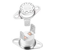 sourcing map KSD301 Interruptor Térmico para 150 °C, Termostato del Interruptor de Control Temperatura Cerámica 10A Normalmente Cerrado NC para Microondas Horno Cafetera Calefacción, 2pcs