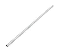 sourcing map Lámpara Tubo Boquilla, M10 Rosca 400mm Longitud Hueco Lámparas Reparación Pieza Herraje para Lámpara Luces, Zinc Chapado Plateado Tono