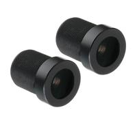 sourcing map Lente de cámara CCTV de 6 mm, 5 MP F2.0 FPV, gran angular, lente de cámara de seguridad M12 de diámetro roscado para cámara IP panorámica, color negro, 2 unidades