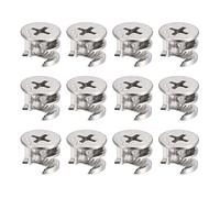 sourcing map Leva Bloqueo Tuerca para Muebles, 12uds 14,6 x 11,3mm Junta Conector Bloqueo Tuercas Muebles Conexión Leva Accesorios