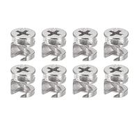 sourcing map Leva Bloqueo Tuerca para Muebles, 8uds 9,35 x 9,6mm Junta Conector Bloqueo Tuercas Muebles Conexión Leva Montajes