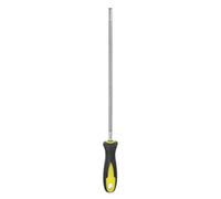 sourcing map Lima de Motosierra de Diamante 7/32"(5,5 mm) 80 Granos, Escofina Afilada de Corte Redondo de Alta Dureza con Mango de Plástico para Pulido de Motosierras