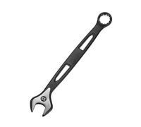 sourcing map Llave combinada de 23 mm, métrica, extralarga, caja de 12 puntos y extremo abierto, acero al carbono, llave de grado industrial de doble extremo para reparación de muebles automotrices