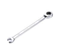 sourcing map Llave combinada de trinquete de 1/4 pulgadas SAE 72 dientes Llave de trinquete de 12 puntos con extremo de caja Herramientas, Cr-V