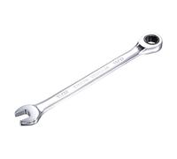 sourcing map Llave combinada de trinquete de 11/32 pulgadas SAE 72 dientes Llave de trinquete de 12 puntos con extremo de caja Herramientas, Cr-V
