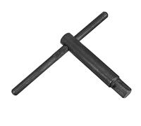 sourcing map Llave de mandril de torno, herramienta de llave inglesa de cabeza cuadrada de 17 mm para fresadora de grabado de enrutador CNC, 2 piezas (L180x300mm)