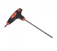 sourcing map Llave Torx T15 antimanipulación con mango en T de doble extremo, acero S2