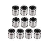 sourcing map LM8SUU Lineal Bolas Rodamientos 8mm Diámetro 15mm OD 17mm Longitud para CNC Máquina 3D Impresora 10 Piezas