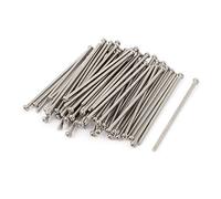 sourcing map M2 x 50 mm de acero inoxidable 304 tornillos de cabeza redonda de cruceta tornillo Phillips 60pcs