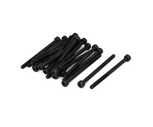 sourcing map M3 x 45mm Tornillos de Cabeza Cilíndrica DIN912 de aleación de acero de accionamiento hexagonal interna 20pcs