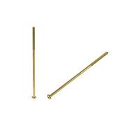 sourcing map M4 X 110mm Macho Rosca Phillips Plana Cabeza Perno Tornillo para Doble Cama Muebles TV Estante Pared Colgante 5 Piezas