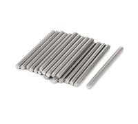 sourcing map M4 x 50mm 0,7mm Tono Completa de Acero Inoxidable 304 Cierres de Barra Roscada 20pcs