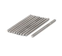 sourcing map M5 x 70mm 304 Completa de Acero Inoxidable Barra Roscada Espárrago Perno Varilla Sujetadores 10pcs