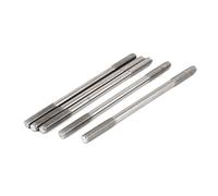 sourcing map M6x110mm 304 Inoxidable Acero Doble Extremo Roscado Perno Tornillo Perno 5uds.