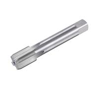 sourcing map Macho Fresado Rosca Roscado M18 x 1, Métrico Izquierda Mano Máquina HSS (Alta Velocidad Acero) Sin Recubrimiento 4 Rectas Ranuras Tornillo Rosca H2 Tolerancia