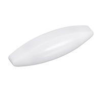 sourcing map Magnético Agitador Mezclador Agitación Barra Varilla 60mm (2,36") x18mm Oliva Forma Recubrimiento Imán Blanco para Laboratorio