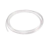 sourcing map Manguera neumática 4 mm OD 2.5 mm ID 0.75 mm Espesor de la pared Tubo de manguera de aire de PU 3 metros Transparente