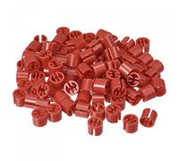 sourcing map Marcador de Percha en Blanco Ajuste Varilla de 3,5 mm para Codificación de Colores de Prendas, Rojo 100uds
