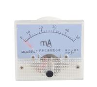 sourcing map Medidor de panel de miliamperios de rango de escala de CA 0-50MA analógico montado con tornillos