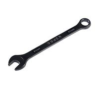 sourcing map Métrica 10 mm Caja de 12 puntos Llave combinada de extremo abierto Recubrimiento de electroforesis negro, Cr-V