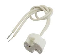 sourcing map MR16 Cable Enchufe Adaptador Halógeno LED Luz Enchufe Soporte Base 250V 0.4A