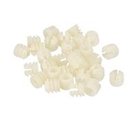sourcing map Muebles Plástico Inserto Tuercas, 11mm x 10,5mm 30uds Nylon Expansión Tuerca para Bisagra Autorroscante Tornillo, Muebles Conexión