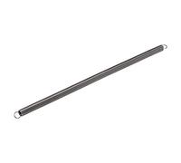 sourcing map Muelle de compresión, diámetro exterior de 14 mm, tamaño de alambre de 1,4 mm, longitud extendida de 700 mm, longitud libre de 400 mm, acero de resorte, capacidad de carga de 3,8 kg, gris
